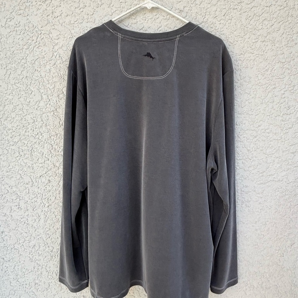 Men's‎ Gray Long Sleeve Shirt - Picture 3 of 6